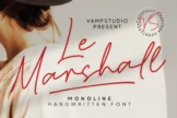 Product image of Le Marshall Monoline Script