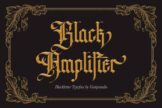 Product image of Black Amplifier Blackletter