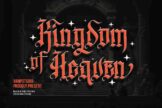 Product image of Kingdom of Heaven Blackletter