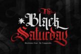 Product image of The Black Saturday Blackletter