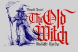 Product image of The Old Witch Blackletter