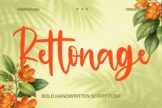 Product image of Rettonage: A Bold Handwritten Script