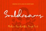 Product image of Souldreams: A Modern Handwritten Script